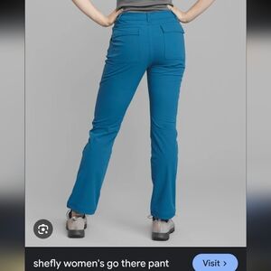 NWT Shefly Women's Go There Blue Pants, Size 4